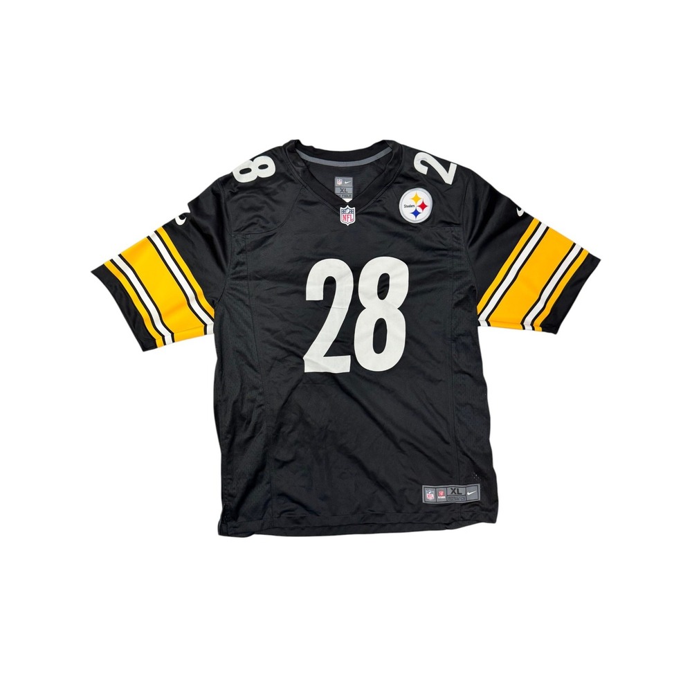 Nike NFL Pittsburgh Steelers Mike Hilton #28 Men's XL On Field Jersey Black